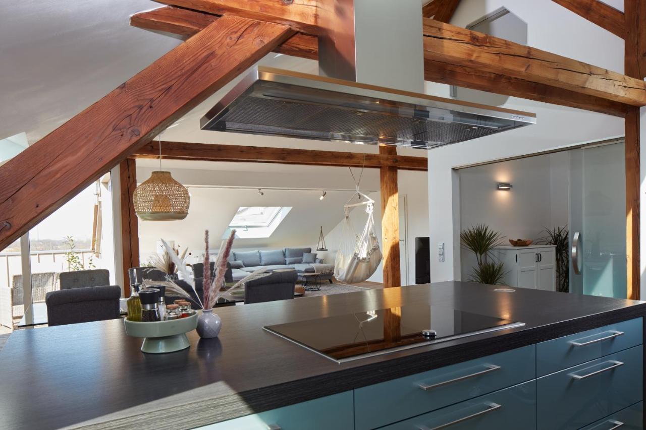 Appartamento ⸨⸩ Sunset Penthouse: Messe - Siemens - Db - Man ⸨⸩ Norimberga Esterno foto