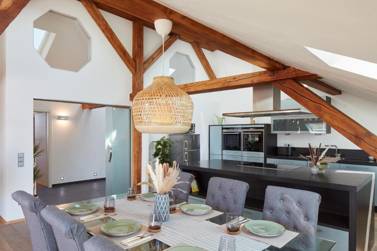 Appartamento ⸨⸩ Sunset Penthouse: Messe - Siemens - Db - Man ⸨⸩ Norimberga Esterno foto